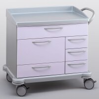 Verband- und Behandlungswagen mit 1 Schublade Typ 9D,...