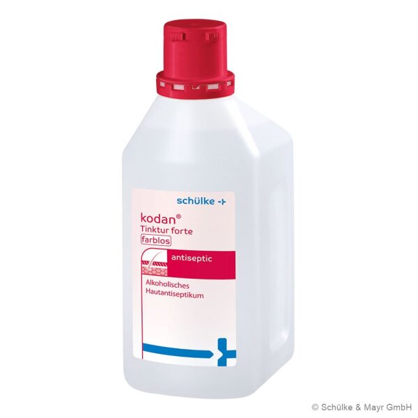 Kodan forte farblos | 1000 ml Spenderflasche | Hautdesinfektion  farblos