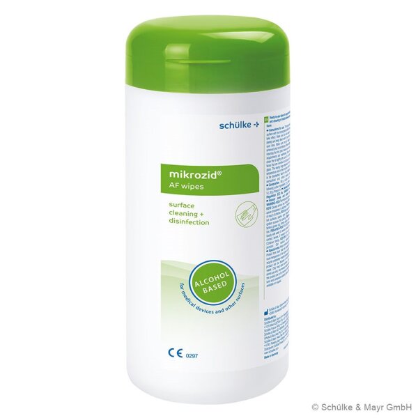 Mikrozid AF Wipes | Desinfektionstücher | 14 x 18 cm | 150 Stück in Spenderdose