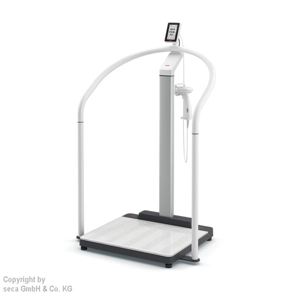 Stehhilfewaage Scale-up Line inkl. Eichkosten € 69,00 bestehend aus: Flachwaage seca 655 + Stehhilfe seca 455