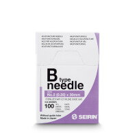 Standardnadeln B-Type 0,25x30 Nr. 5 (100 Stck.)