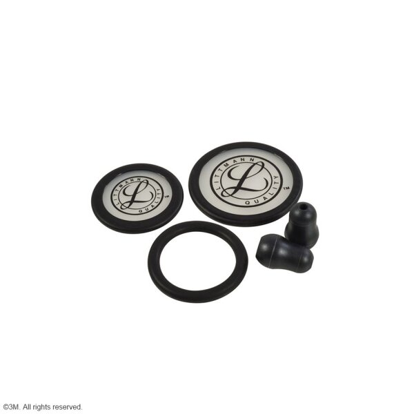 Littmann Stethoskop-Ersatzteil-Set | Classic III + Cardiology IV | schwarz | 1 Set