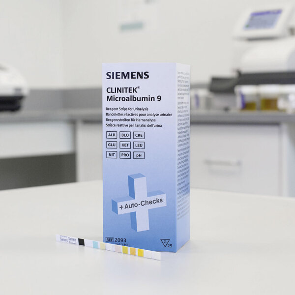 Clinitek Microalbumin 9 Harnteststreifen (25 T.)