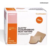 Allevyn Schaumverband nicht haftend 9 x 11 cm (12 Stck.)