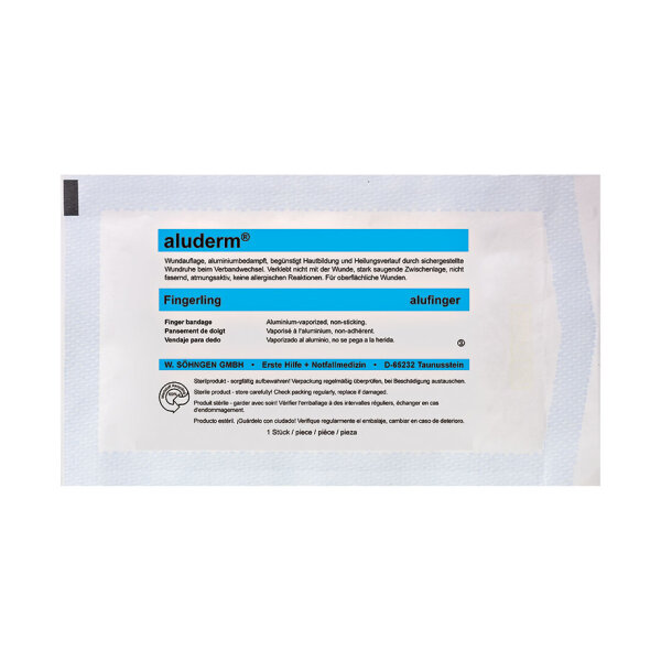 aluderm alufinger Fingerverband einzeln steril