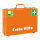 Erste-Hilfe Koffer MT-CD mit Füllung Standard DIN 13169, orange mit Wandhalterung