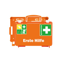Erste-Hilfe Koffer QUICK-CD leer, orange
