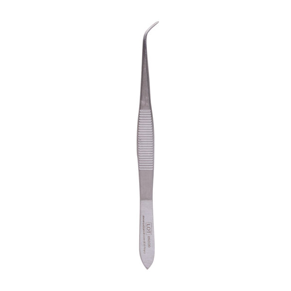 feine Pinzette OP, gebogen ca. 11 cm