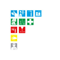 Piktogramm-Serie NOTFALLMEDIZIN K 11 kleine Piktogramme,...