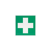 Rettungszeichen Erste-Hilfe-Kreuz, ca. 200 x 200 mm