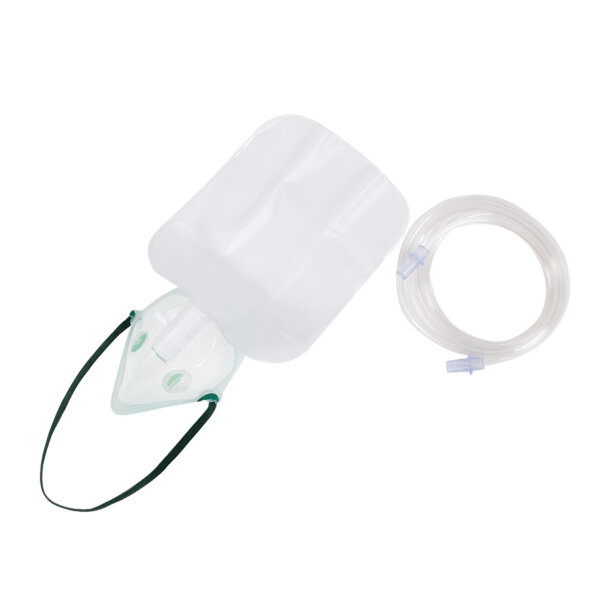 Sauerstoff-Inhalationsmmaske mit Sparbeutel/O2-Reservoir