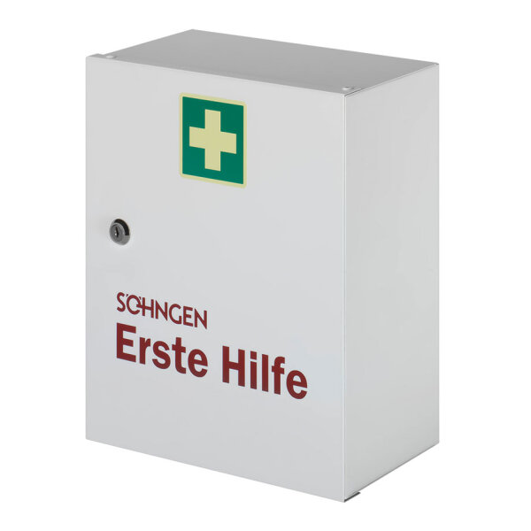 Verbandschrank HEIDELBERG Norm weiß mit Füllung Norm DIN 13157 (neues Design)