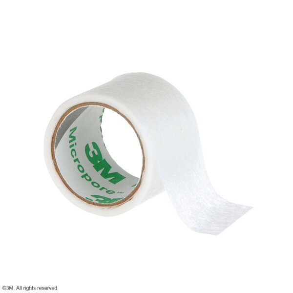 3M Micropore Vliespflaster weiß, 2,5 cm x 1,37 m (100 Stck.)