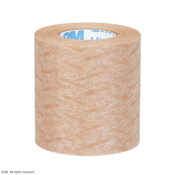 3M Micropore Vliespflaster hautfarben, 5 cm x 9,1 m (6 Stck.)