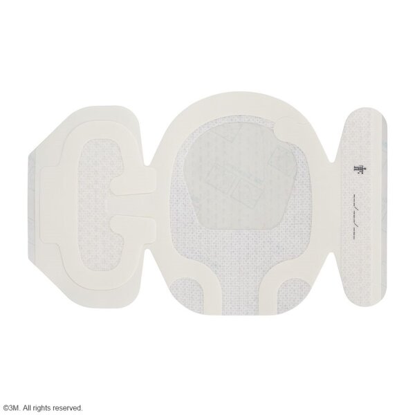 3M PICC/CVC Fixierplatte + Tegaderm I.V. Advanced Fixierband (20 Beutel) 8,5 cm x 11,5 cm