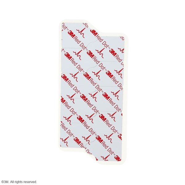 3M Red Dot EKG-Elektroden 2,2 x 3,2 cm für Ruhe- und Diagnostik-EKG (100 Stck.)