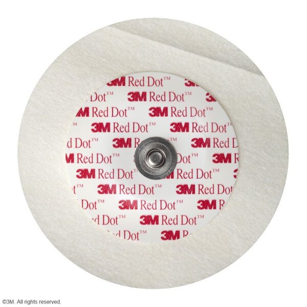 3M Red Dot EKG-Überwachungselektroden für Erw., für Intensiv Ø 6 cm (50 Stck.)