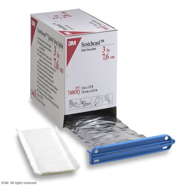 3M Scotchcast Quick Step Splint, 7,6 cm x 4,5 m (2 Stck.)