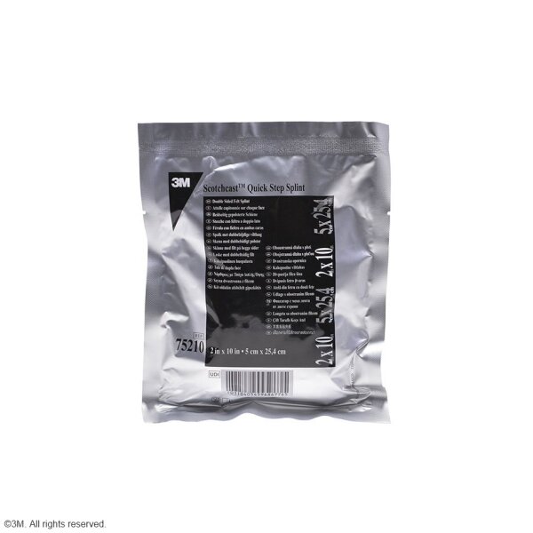 3M Scotchcast Quick Step Splint, Fertigschienen 5,1 x 25,4 cm (10 Stck.)