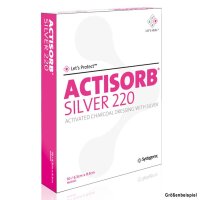 3M Actisorb Silver 220, Aktivkohle- wundauflagen 10,5 x...