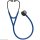 Littmann Cardiology IV Diagnostic Stethoskop marineblau, Bruststück Black Edition, Schlauchanschluss und Ohrbügel schwarz