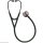 Littmann Cardiology IV Diagnostic Stethoskop High Polish Regenbogen Edition, Schlauch schwarz, Schlauchanschluss und Ohrbügel rauchfarben