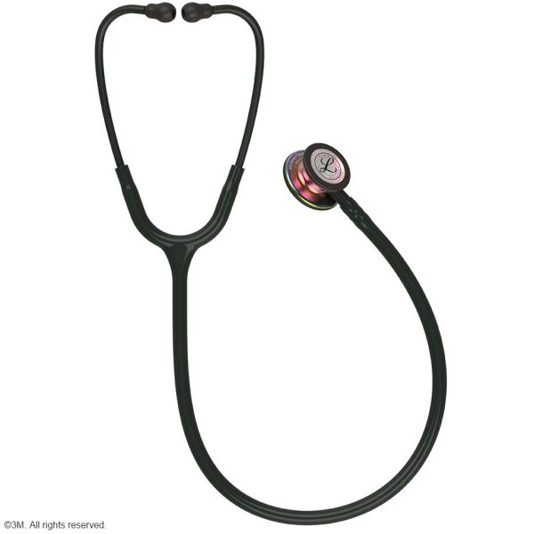 Littmann CLASSIC III Monitoring Stethoskop Regenbogen Edition, Schlauch schwarz