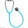 Littmann CLASSIC III Monitoring Stethoskop Smoke Edition, Schlauch türkis, mit pinkem Schlauchanschluss