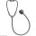 Littmann CLASSIC III Monitoring Stethoskop Smoke Edition, Schlauch grau, mit violett-grauem Schlauchanschluss