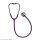Littmann CLASSIC III Monitoring Stethoskop hochglanzpoliertes Bruststück Schlauch pflaume, Schlauchanschluss pink, Ohrbügel rauchfarben