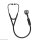 Littmann Elektronisches Stethoskop Modell CORE, High Polish Regenbogen Edition, Schlauch, Schlauchanschluss  und Ohrbügel in schwarz