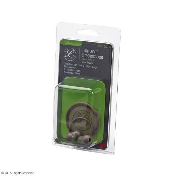 Littmann Stethoskop-Ersatzteil-Set braun | für Lightweight II S.E | 1 Set