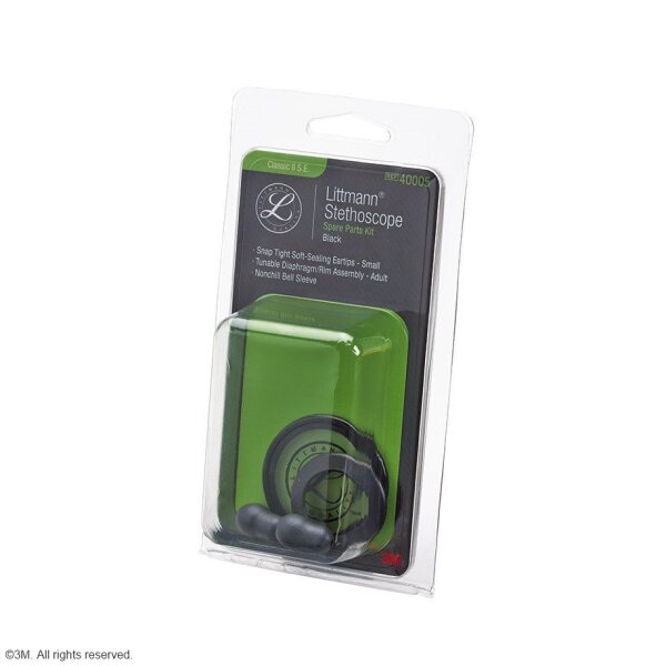 Littmann Stethoskop-Ersatzteil-Set, Classic II / S.E. | schwarz | 1 Set