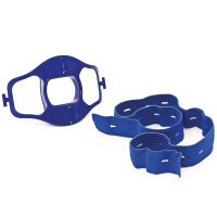 Einmal-Beißringe Ø 22 mm blau, unsteril mit...