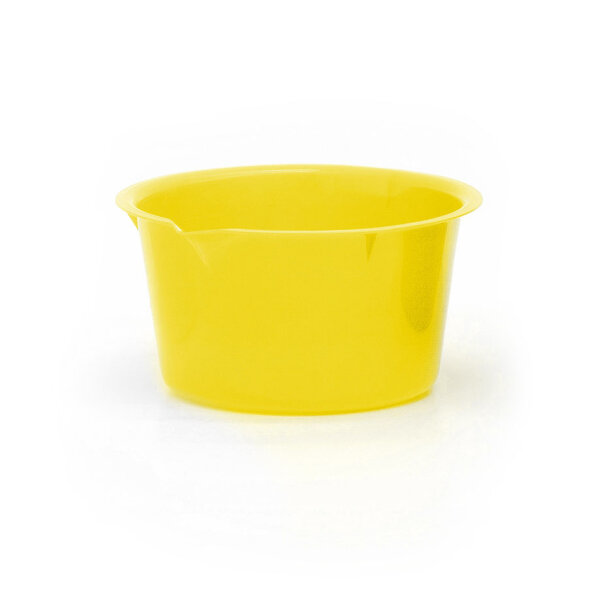 Einmal-Schalen aus Kunststoff 250 ml gelb,einzeln steril verpackt (100 Stck.)