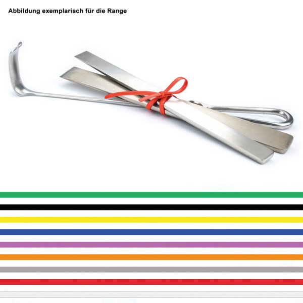 Instrumenten-Bündelschnur aus Silikon rot, hitzebeständig, 30 cm (100 Stck.)