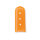 Instrumentenschutzkappen, flach, mit Luftlöchern, orange getönt (100 Stck.)