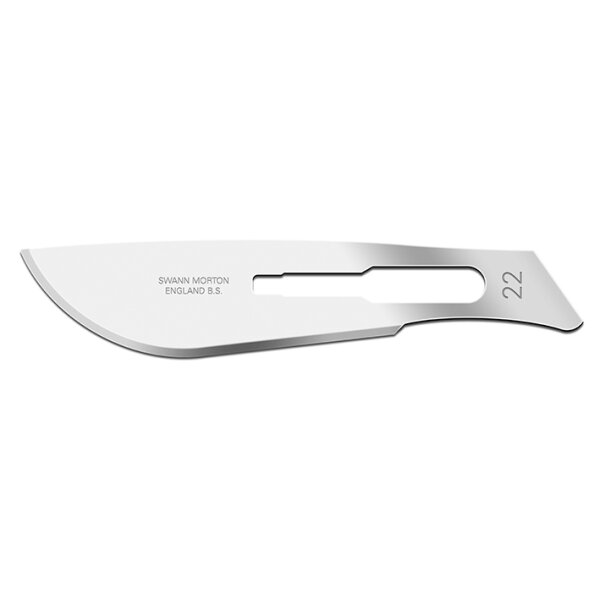 Einmal-Skalpellklingen Swann-Morton Fig. 22 steril (100 Stck.)