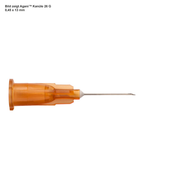 Kanülen Agani | Nr. 18 | 0,45 x 23mm | 26G x 7/8 | braun | 100 Stück