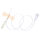 Terumo | Surflo Safety Perfusionsbesteck | orange | 25 G x 3/4 | 0,50 x 19 mm | 50 Stück