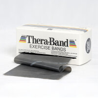 TheraBand 12,8 cm x 5,5 m, spezial stark - schwarz