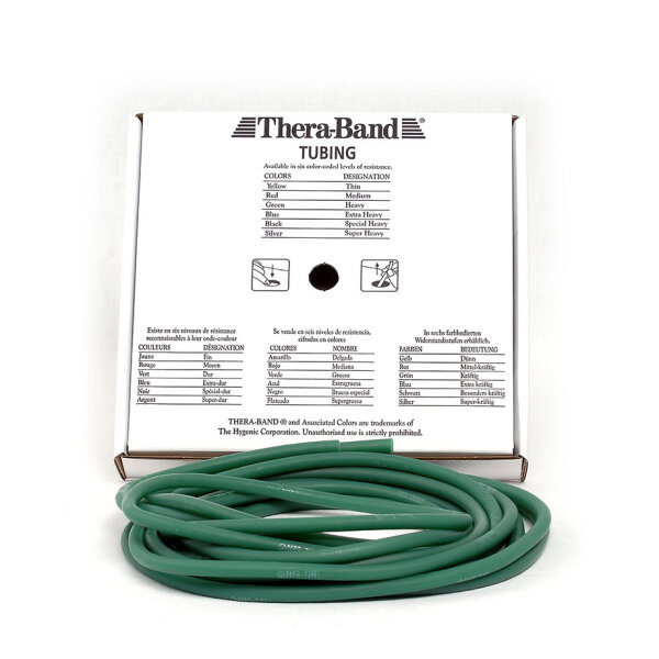 TheraBand Tubing 7,5 m, stark - grün