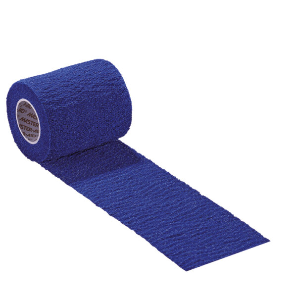 BLU GRIP MasterAid Haftfixierbinde blau 8 cm x 4,5 m