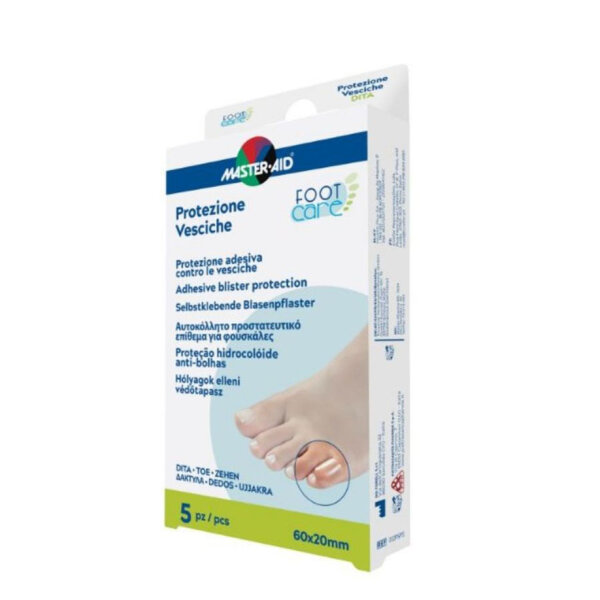 FOOTcare Blasenpflaster, transparent, 60 mm x 20 mm (5 Stck)