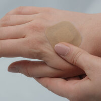 FORTE ELASTIC square Pflasterstrips 38 mm x 38 mm (100...