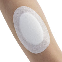 OPTOMED OVAL Spezialverband steril 9,5 x 6,5 cm (50 Stck.)