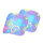 QUADRA KIDS Hearts 38 mm x 38 mm (100 Stck.)