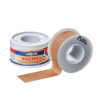 ROLLTEX Skin Heftpflaster hautfarben 5 m x 1,25 cm (18 Rl.)