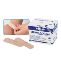 STERIBLOCK DIA Wundauflagen beige steril 95 x 28 mm (100...