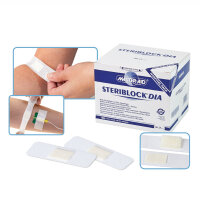 STERIBLOCK DIA Wundauflagen steril weiß 86 x 25 mm...